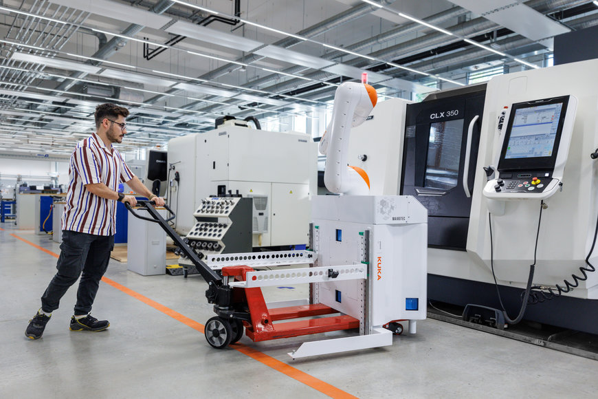 MAIROTEC und KUKA haben gemeinsam eine modulare Automatisierungszelle mit dem KUKA Cobot LBR iisy vorgestellt 